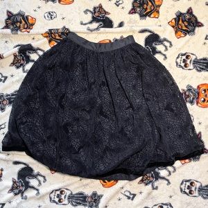 Hell Bunny Amarande Cobweb Hell Bunny Layer Skirt